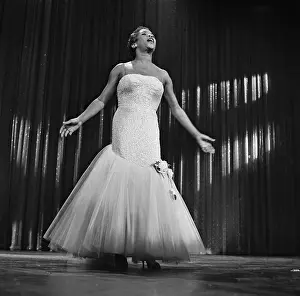 Television Prints: Sarah Vaughan On The Ed Sullivan Show