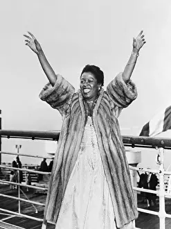 Sarah Vaughan Leaving For European Tour, 1953