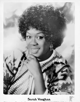 Prints of Jazz singer Sarah Vaughan poses for a Mainstream Records publicity still circa 1972. (Photo by Michael Ochs Archives/Getty Images) The Divine One: Sarah Vaughan Portrait Session