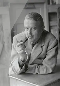 Sargeant Winthrop Smoking a Pipe