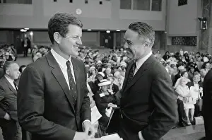 Sargent Shriver and Edward Kennedy