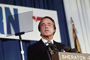 Sargent Shriver Giving a Speech