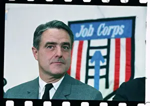 Sargent Shriver at Press Conference