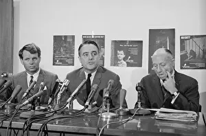 Jacob K Prints: Sargent Shriver Speaking at a Press Conference