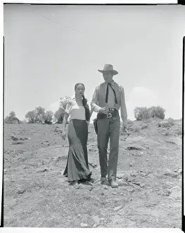 Westerns Prints: Sarita Montiel and Gary Cooper in Vera Cruz