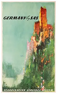 SAS German Castle Poster