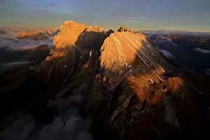 Langkofel Prints: Sassolungo and Sassopiatto Dolomites Italy