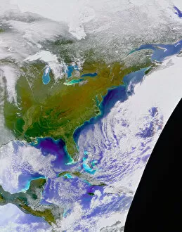Satellite View of Eastern North America