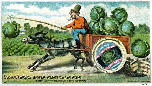 T1716575 Prints: Sauerkraut Wagon