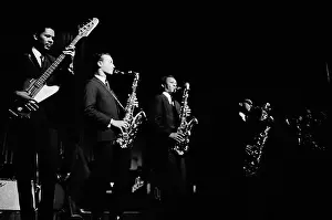 Huty24535 Prints: Saxophone Band