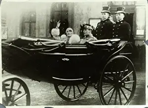 Scandinavian Royalty Riding in Carriage