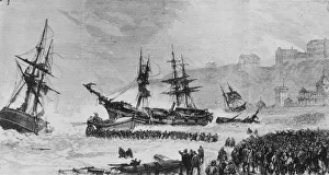 Sailing Ship Gallery: Scarborough Shipwreck