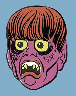 Mental Illness Prints: Scary Face