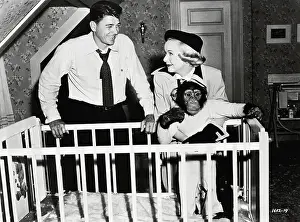 Chimpanzee Prints: Scene from Bedtime for Bonzo