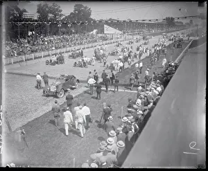 Indianapolis Prints: Scene Before Beginning of Indianapolis 500
