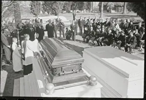 Scene at Burial Site of Cecil B. DeMille