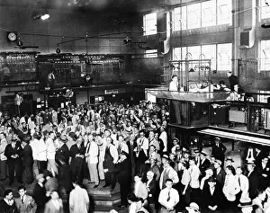 Scene at Chicago Board of Trade