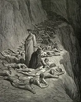 Desolate Prints: Scene from Dante's Inferno