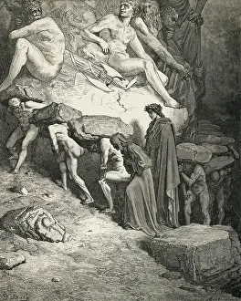 Desolate Prints: Scene from Dante's Inferno