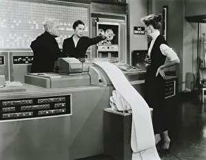 Researcher Prints: Scene from Desk Set