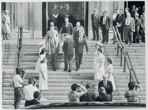 Difficult Prints: Scene at Funeral of one of Eight Nurses Slain by Richard Speck