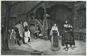 A Scene From Goethe'S Poem Faust