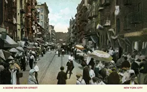 Jewish Prints: A Scene on Hester Street