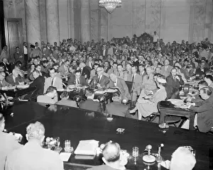 Scene of McCarthy Hearings