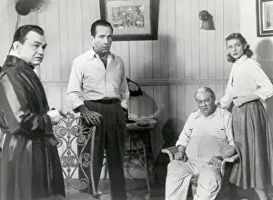 Edward G Prints: Scene from Movie Key Largo