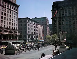 Scene at New York City Public Library