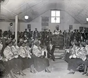 Scene During Passover Services