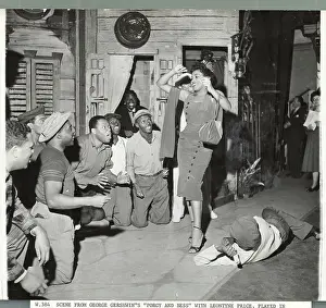 Scene in Porgy and Bess