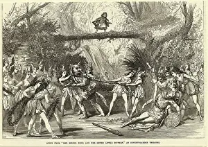 Wolf Prints: Scene From Red Riding Hood and Her Sister Little Bo-Peep