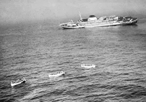 Sinking Prints: Scene of the Sinking Liner Andrea Doria