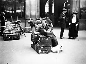 Waterloo Railway Station London Prints: Scene at Waterloo