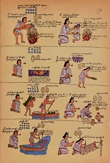 Scenes of Everyday Life from an Aztec Manuscript