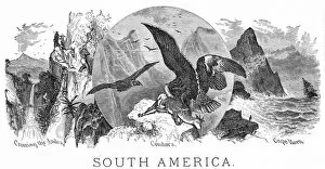 Images Dated 24th February 2017: Scenes form South America engraving 1898