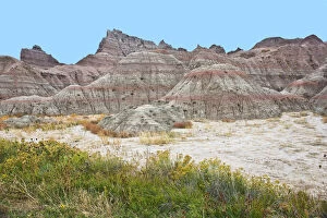 Images Dated 5th October 2015: Scenic landscape of Cedar Pass Area in Badlands National Park, South Dakota, USA