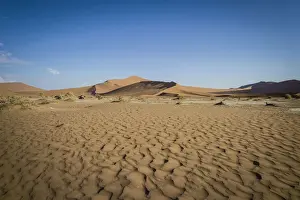 Dunes Prints: Scenic sand dune landscape, Namib-Naukluft National Park, Hardap Region, Namibia