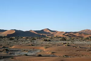Namibia Collection: Scenic View of Desert Dunes