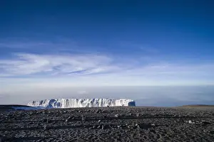 Freezing Prints: Scenic view of glaciers at Uhuru Peak