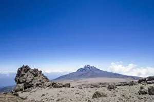 Images Dated 14th February 2016: Scenic view of Mawenzi Peak from Rongai Route, Mount Kilimanjaro, Kilimanjaro Region, Tanzania