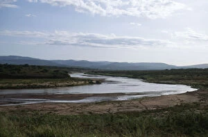 Images Dated 12th December 2018: Scenic View of the Meandering Umfolozi River
