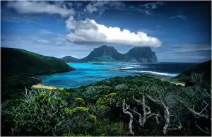 Scenically beautiful and a world heritage designated location, Lord Howe Island lies between the South Pacific ocean and the Tasman sea off the coast of New South Wales, Australia