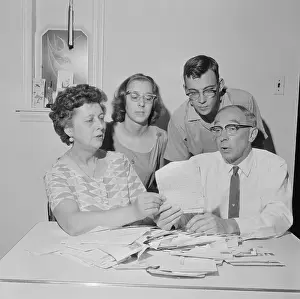 Schempp Family Reading Mail Together
