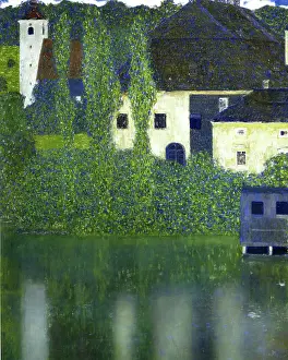 Klimt Prints: Schloss Kammer at Lake Attersee
