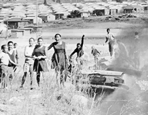 Johannesburg Prints: School Children Shouting