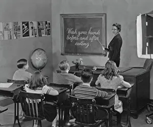 Desk Prints: School Hygiene Lesson
