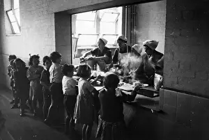In Line Prints: School Lunch