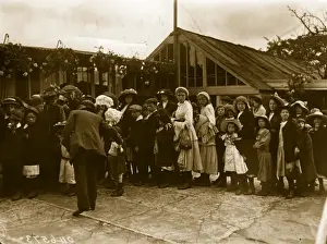 Waiting In Line Prints: School Outing